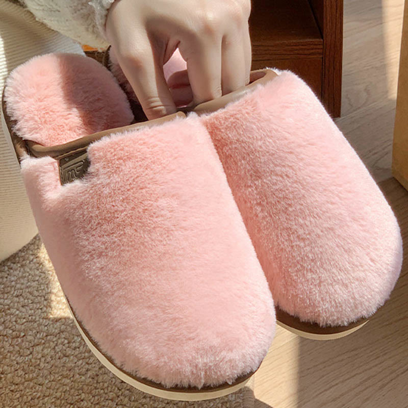 Chaussons chauds et légers grande taille - Rose - EU44-45 (US10-11) - image 11