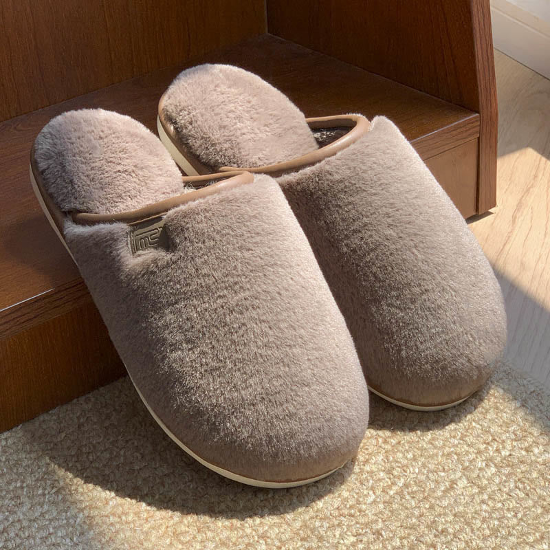 Chaussons chauds et légers grande taille - Brun - EU44-45 (US10-11) - image 12