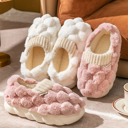 Chaussons carrés en peluche grande taille - image 9