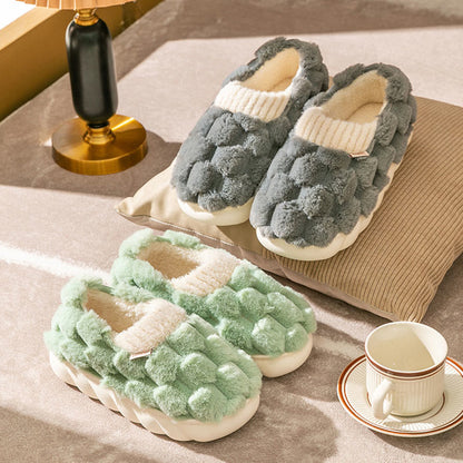 Chaussons carrés en peluche grande taille - image 8