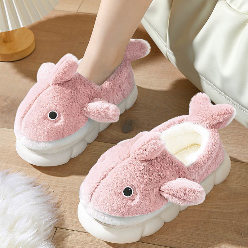 Pantoufles baleine mignonnes grandes tailles - Rose - EU44-45(US9-10) - image 4