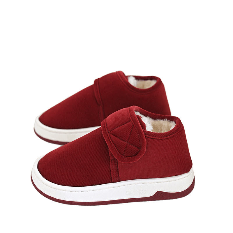 Chaussons épais et pelucheux grande taille - Vin - EU43-44 (US9-10) - image 10