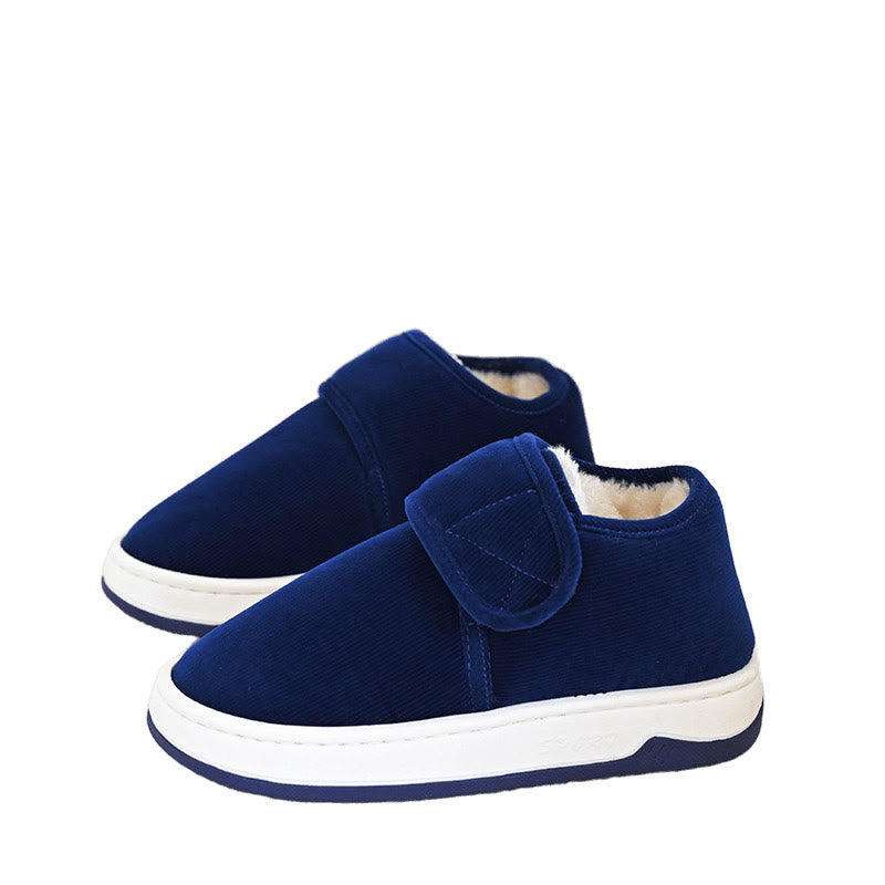 Chaussons épais et pelucheux grande taille - Bleu marine - EU43-44 (US9-10) - image 9