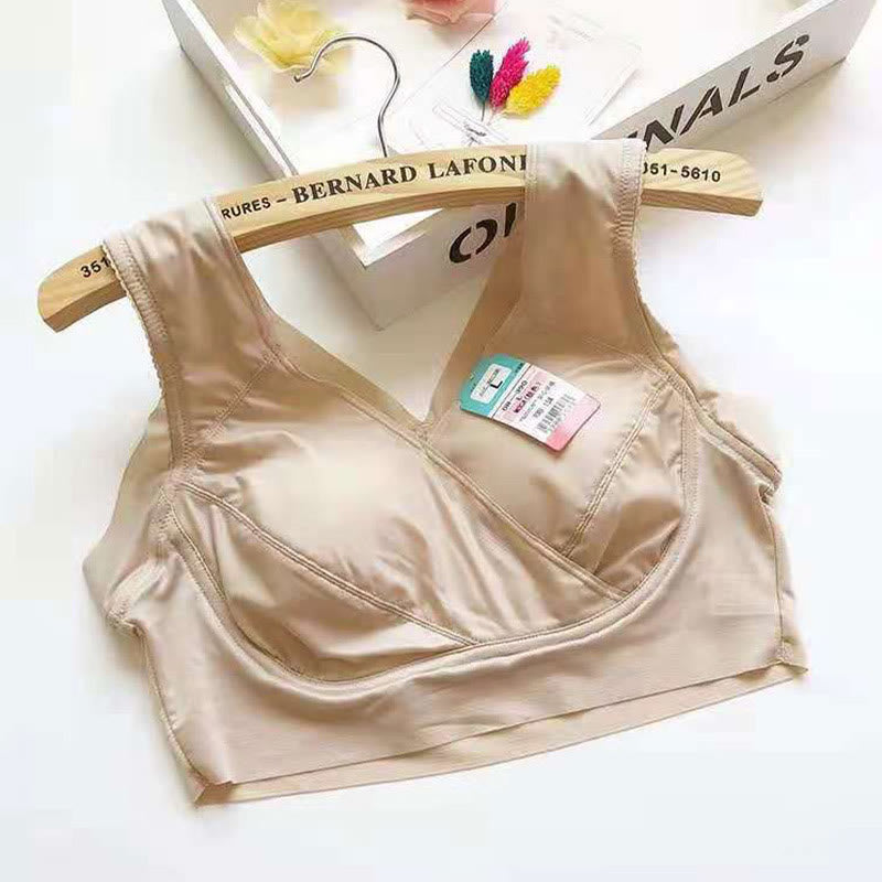 Soutien-gorge fin et confortable sans armatures - Nu - 8XL - image 2