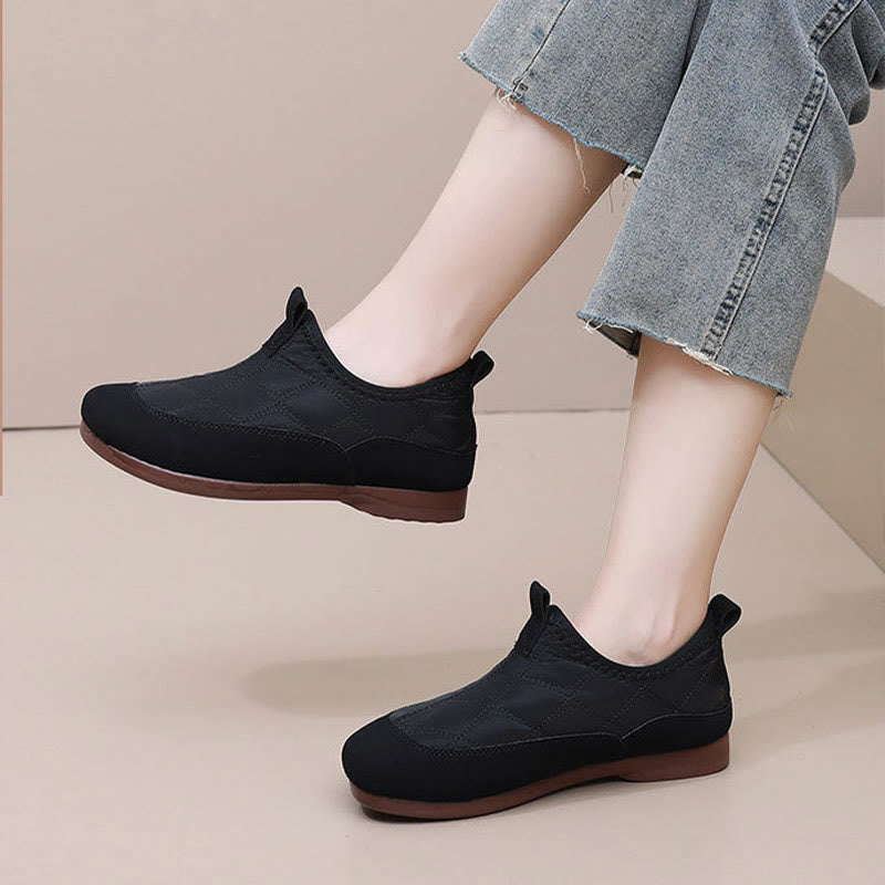 Chaussons souples matelassés grande taille