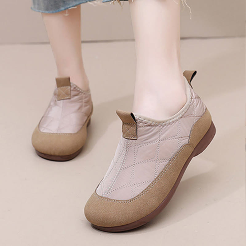 Chaussons souples matelassés grande taille