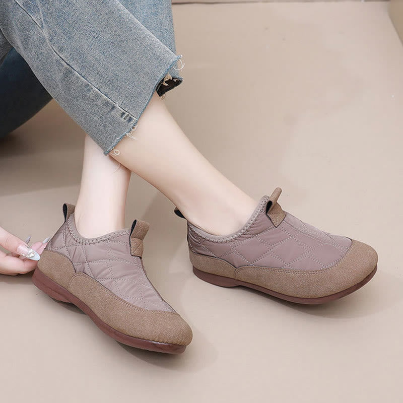 Chaussons souples matelassés grande taille