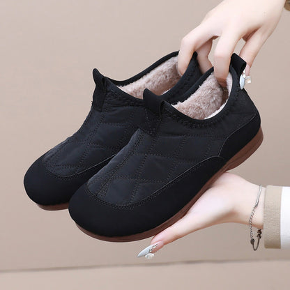 Chaussons souples matelassés grande taille - Noir - EU41 (US7.5) - image 12