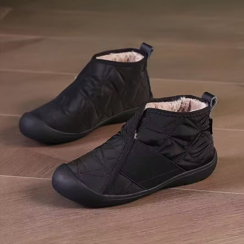Chaussons chauds imperméables grande taille - Noir - EU44 (US10) - image 9