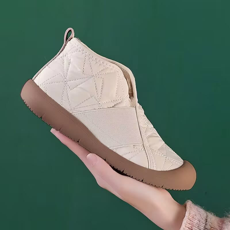 Chaussons chauds imperméables grande taille - Beige - EU44 (US10) - image 10