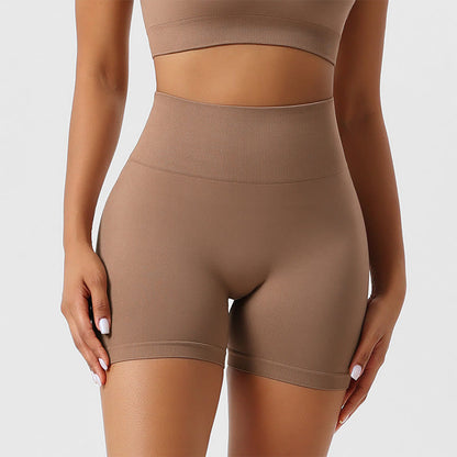 Short de sport et de yoga sans coutures, effet push-up fessier - image 1