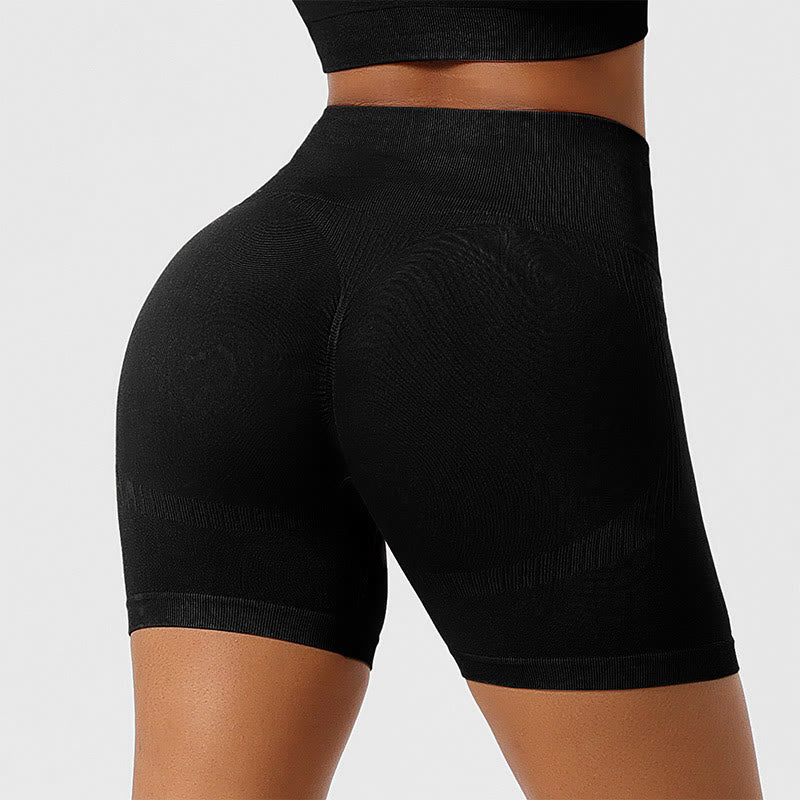 Short de sport et de yoga sans coutures, effet push-up fessier - image 7