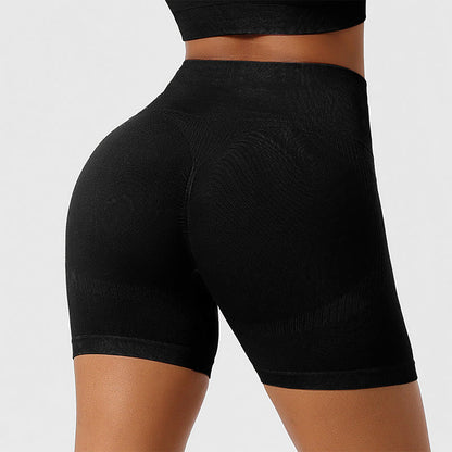 Short de sport et de yoga sans coutures, effet push-up fessier - image 7