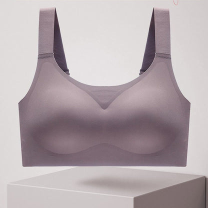 Soutien-gorge sans armatures anti-affaissement - Violet - 4XL - image 7