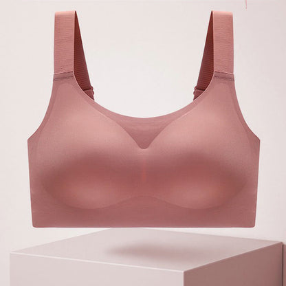 Soutien-gorge sans armatures anti-affaissement - Rose - 4XL - image 9