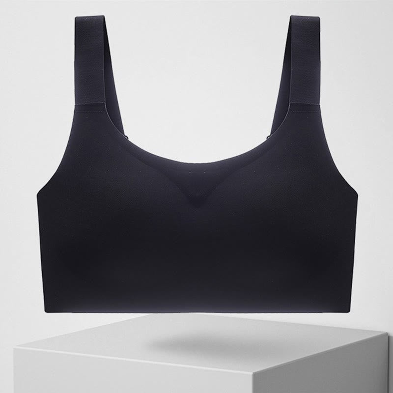 Soutien-gorge sans armatures anti-affaissement - Noir - 4XL - image 11