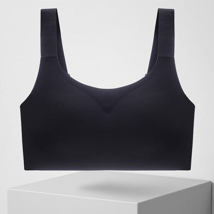 Soutien-gorge sans armatures anti-affaissement - Noir - 4XL - image 11