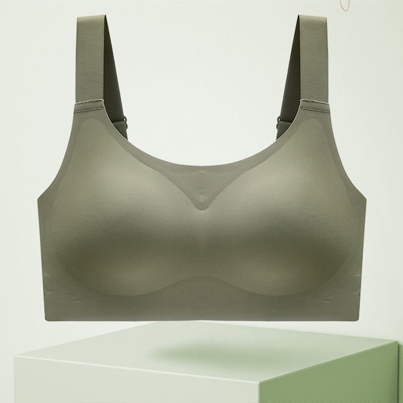 Soutien-gorge sans armatures anti-affaissement - Vert - 4XL - image 6