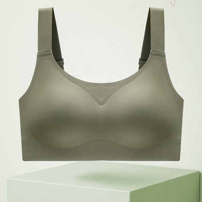 Soutien-gorge sans armatures anti-affaissement - Vert - 4XL - image 6
