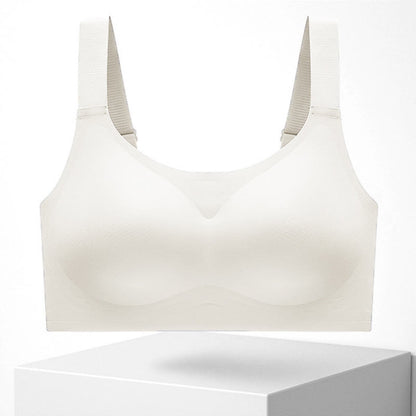 Soutien-gorge sans armatures anti-affaissement - Blanc - 4XL - image 5