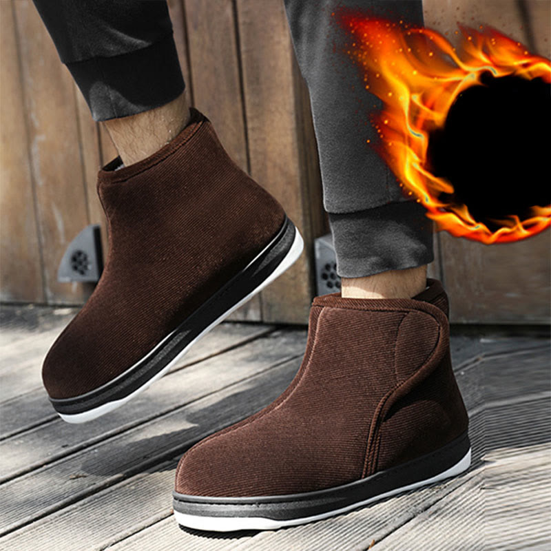 Chaussons diabétiques doux et chauds grande taille - image 0