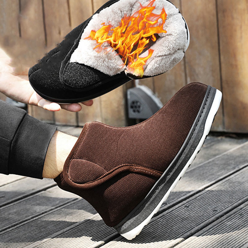 Chaussons diabétiques doux et chauds grande taille - image 2