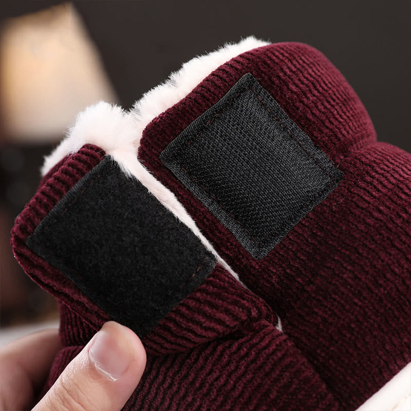 Chaussons épais à velcro grande taille - image 6