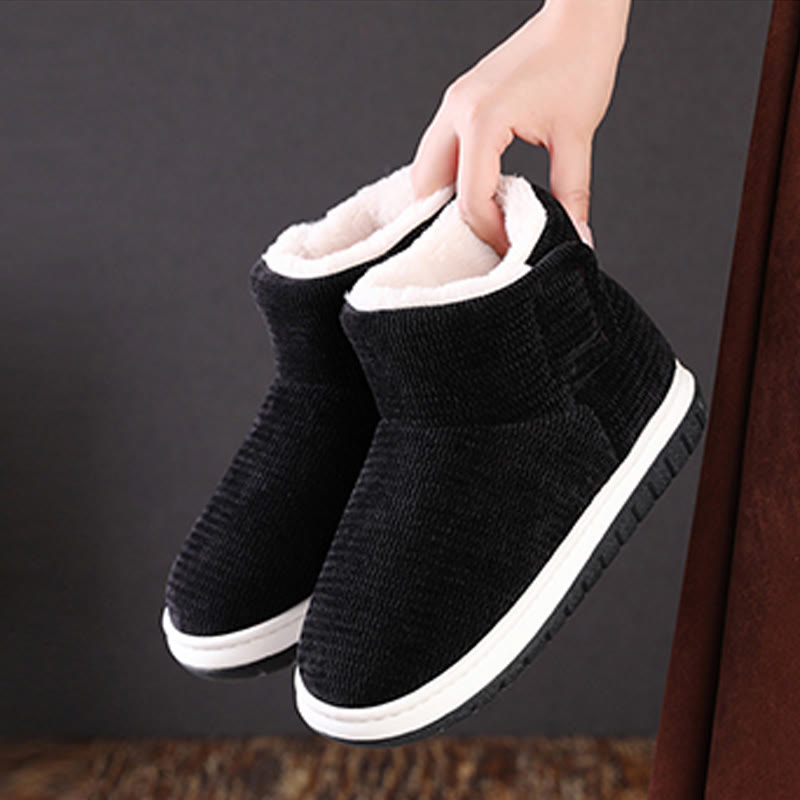 Chaussons épais à velcro grande taille - image 11