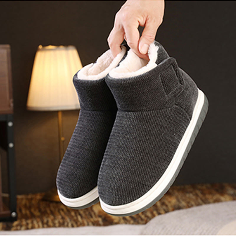 Chaussons épais à velcro grande taille - image 22