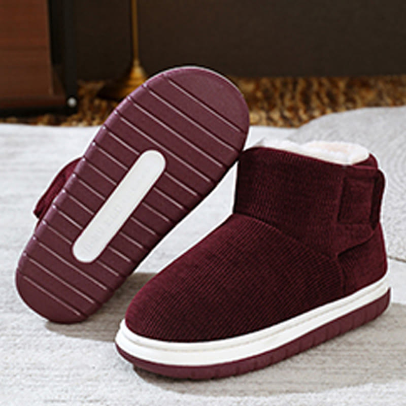 Chaussons épais à velcro grande taille - image 13