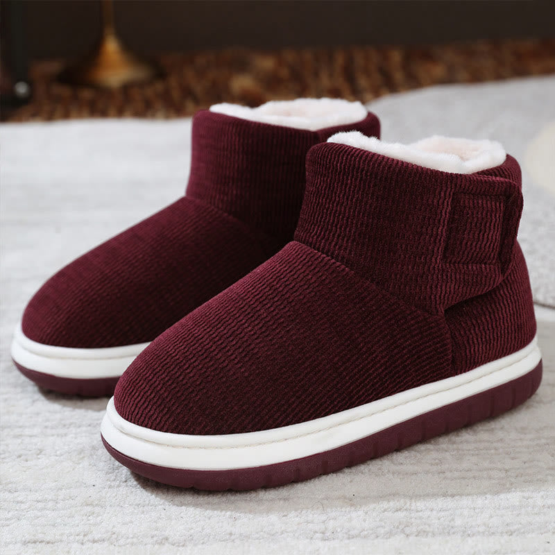 Chaussons épais à velcro grande taille - image 12