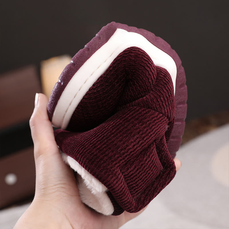 Chaussons épais à velcro grande taille - image 5