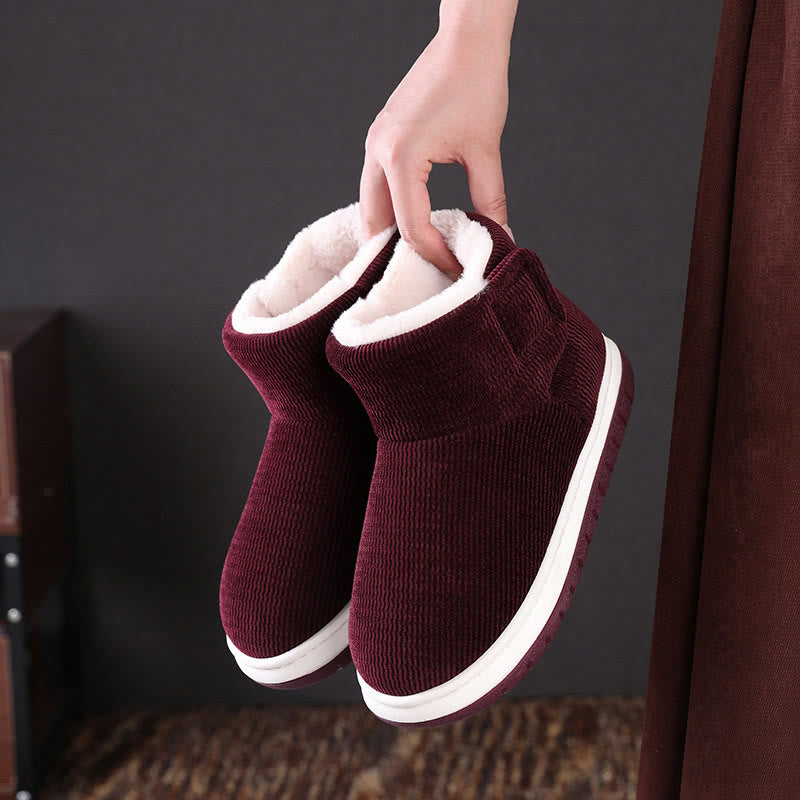 Chaussons épais à velcro grande taille - image 10