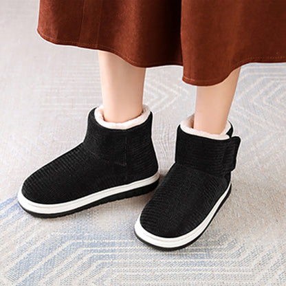 Chaussons épais à velcro grande taille - image 2
