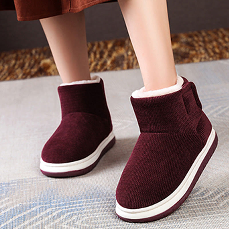 Chaussons épais à velcro grande taille - image 1