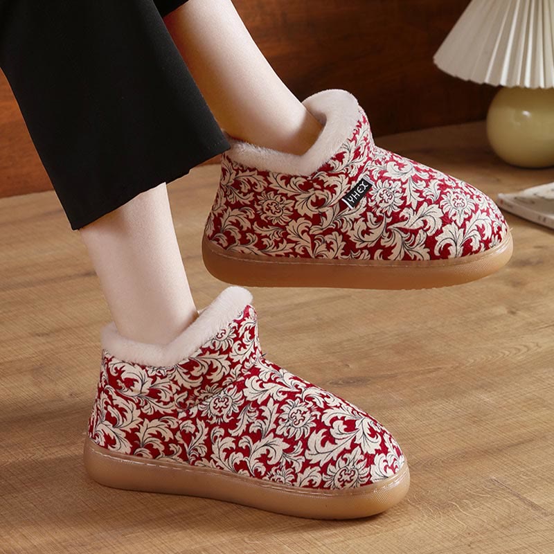 Chaussons élégants à motifs grande taille - image 4