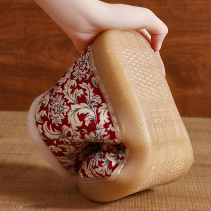 Chaussons élégants à motifs grande taille - image 2