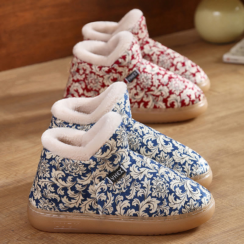 Chaussons élégants à motifs grande taille - image 5
