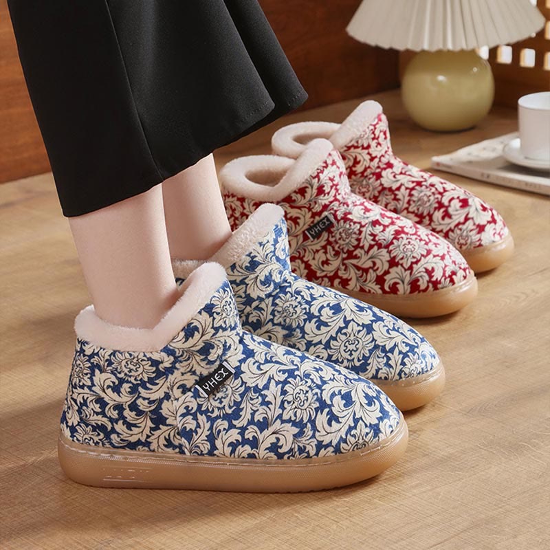 Chaussons élégants à motifs grande taille - image 0