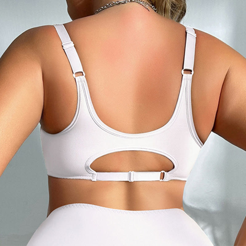 Soutien-gorge sans armatures à fermeture avant sans coutures et bonnets emboîtants - image 4