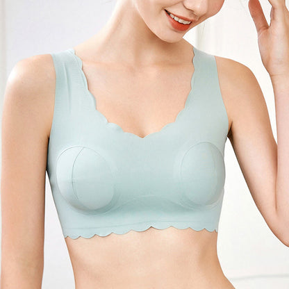 Soutien-gorge sans armatures pour tire-lait mains libres - Vert - 6XL - image 4