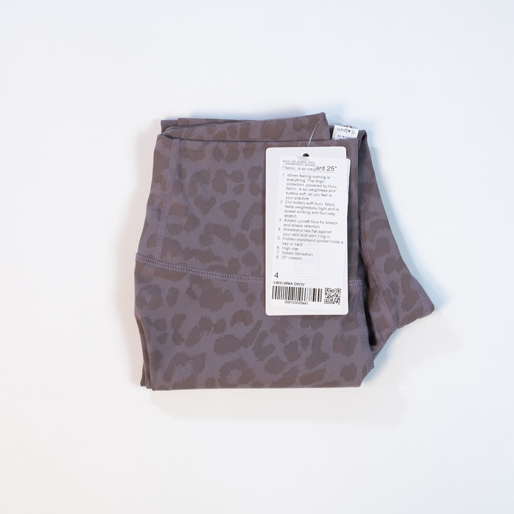 Legging de yoga léopard taille haute - Violet - 3XL - image 14
