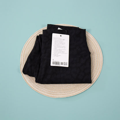Legging de yoga léopard taille haute - Noir - 3XL - image 10