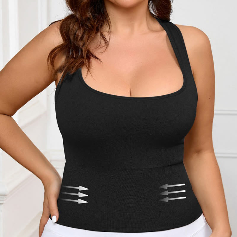 Gilet de yoga Back Hollow Fitness - Noir - 3XL - image 2