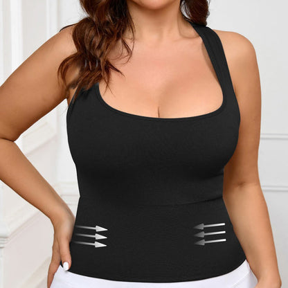 Gilet de yoga Back Hollow Fitness - Noir - 3XL - image 2