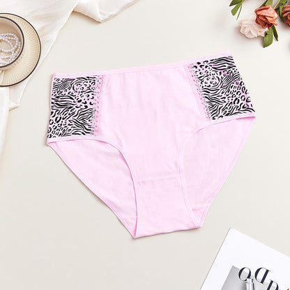 Culotte taille haute grande taille à imprimé latéral (lot de 3)