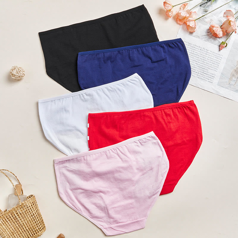 Culotte taille haute grande taille à imprimé latéral (lot de 3)