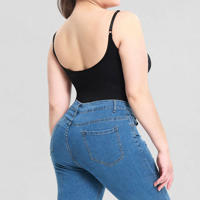 Camisole une-pièce en dentelle avec entrejambe en T