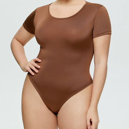 Combinaison slim sexy de couleur unie