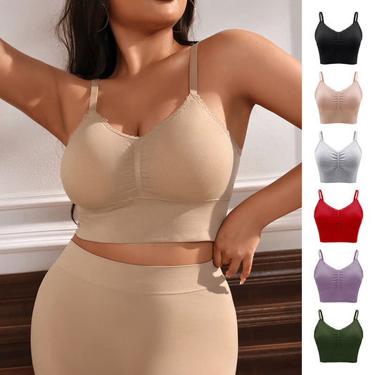 Soutien-gorge une pièce sans couture grande taille pour vêtements d'extérieur